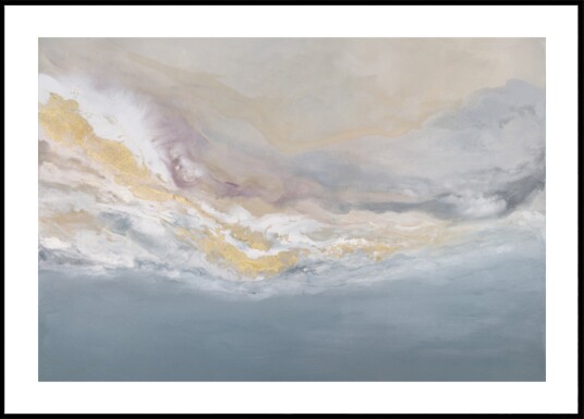 Swirling Clouds in Muted Tones Plakat / 50x70