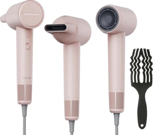 Lovio LVHD001BE Hårføner - 1600W, 2 hastigheter - Beige