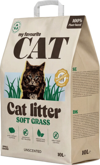 My Favourite Cat Softgrass 10L Katt Toalett Og Kattesand