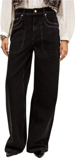 Ba&Sh Dame Jeans Svart 2XS, Ba&Sh Dame Jeans Svart 2XS,