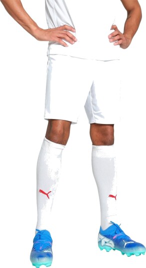 Puma teamGOAL Shorts, fotballshorts, herre White-Black