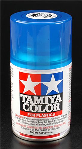 Tamiya 85072 Spray Lacquer TS-72 Clear Blue 3 oz