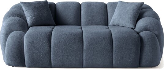 Octavio 2 seters sofa 199x70x80 cm Marineblå