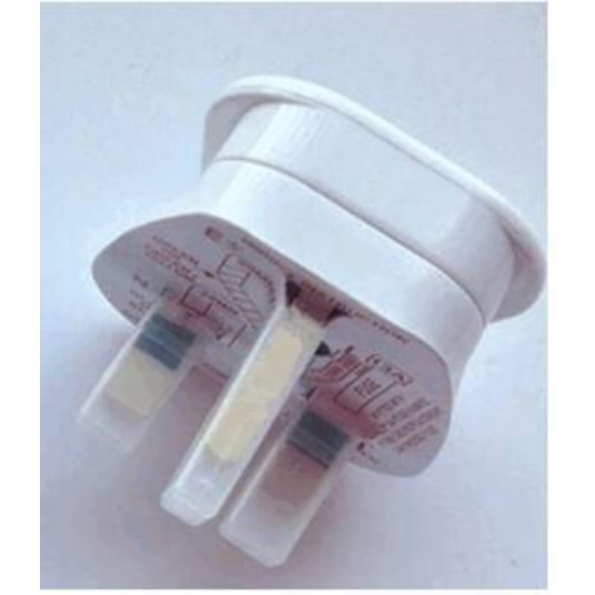 MicroConnect Strømplugg UK 13A Svart
