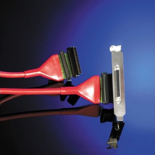 Roline Scsi Lvd Ultra 160 Roundcable, Internal/External, Rød, 1,3 M, 6 X Db68hd M/1 X Db68hd F