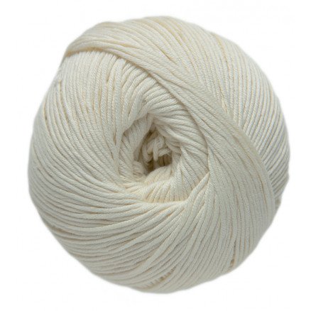 DMC Natura Just Cotton Garn Unicolor 35 Off white DMC Natura Just Cotton Garn Unicolor 35 Off white