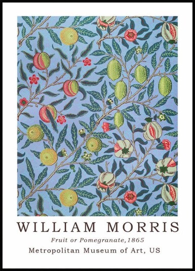 W. Morris Fruit or Pomegranate Plakat Plakat / 50x70cm