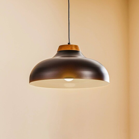 Luminex Gus pendellampe med metallskjerm svart Luminex Gus pendellampe med metallskjerm svart