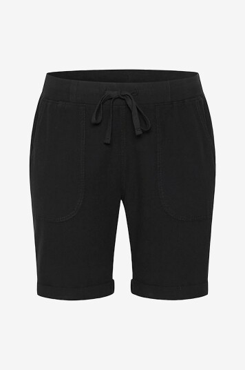 KAFFE Curve - Shorts kcNana Shorts - Svart