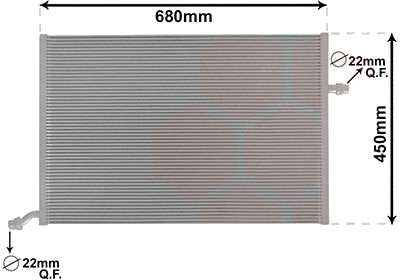 VAN WEZEL 30002712 Radiator motorkjøling VAN WEZEL 30002712 Radiator motorkjøling
