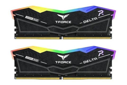 Team Group T-Force Delta RGB DDR5-7200 - 48GB - CL34 - Dual Channel (2 pcs) - Intel XMP - Svart med RGB Team Group T-Force Delta RGB DDR5-7200 - 48GB - CL34 - Dual Channel (2 pcs) - Intel XMP - Svart med RGB