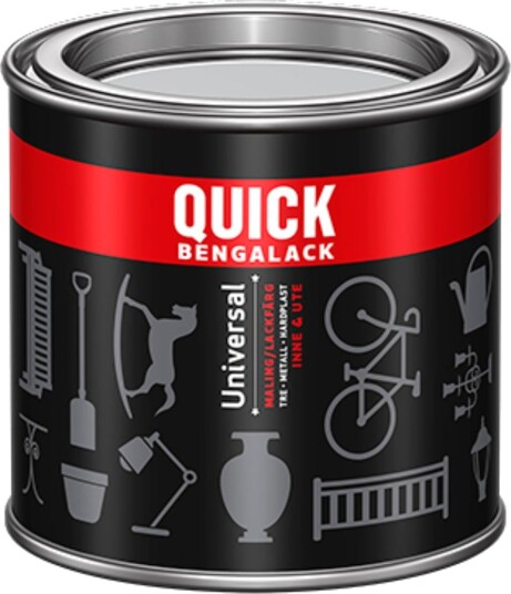 Quick bengalack universal sort silkematt 025 liter