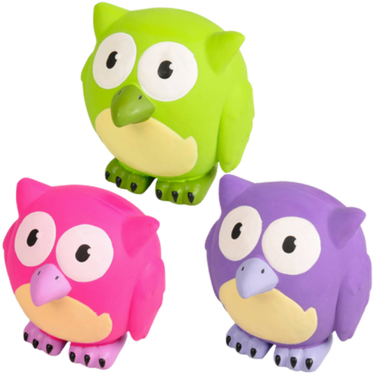 Flamingo Latex Owl Mix 10 cm Flamingo