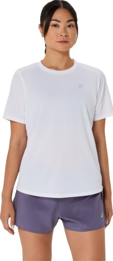Asics Women"s Asics Core Ss Top Brilliant White XS