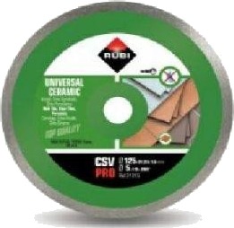 Rubi Pro Diamantblad for keramiske fliser - 125 mm