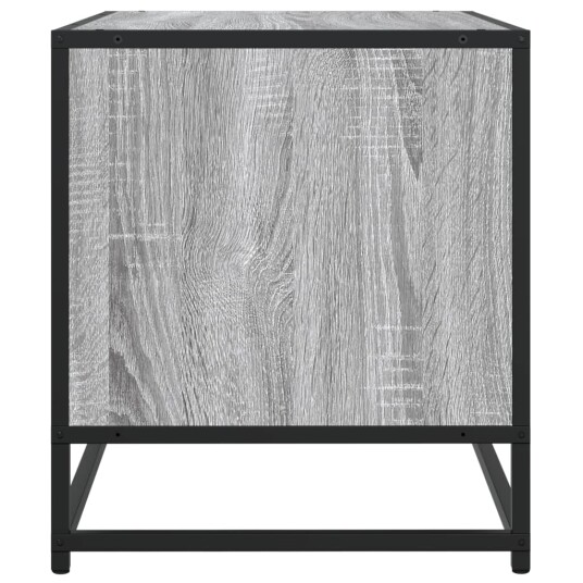 TV-benk grå sonoma 91x40x46 cm konstruert tre og metall 8721102839467