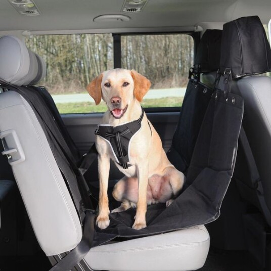 Trixie Bilseteteppe Hund 145x160 cm Polyester Sort
