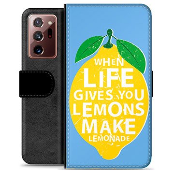 Samsung Galaxy Note20 Ultra Premium Lommebok-deksel Sitroner