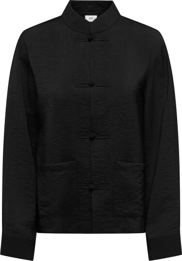 JDY Jdycilla L/S Napoleon Shirt Wvn Exp   Black   XL