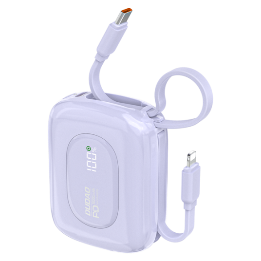 Dudao K32 22,5 W 10000 mAh Lilla