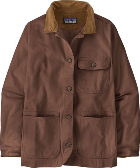 Patagonia W"s Point Reyes Canvas Coat Berm Brown