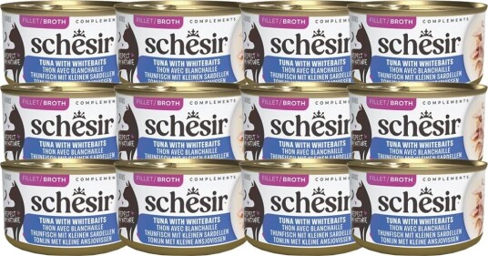 Schesir Våtfôr Cat Tuna & Whitebait Gravy 70 G