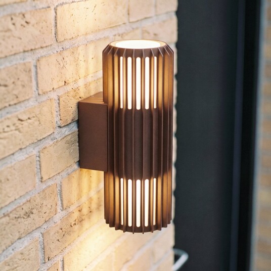 Home Décor FYRON Duo opp/ned vegglampe Coffee E27 IP54 utendørs Home Décor FYRON Duo opp/ned vegglampe Coffee E27 IP54 utendørs