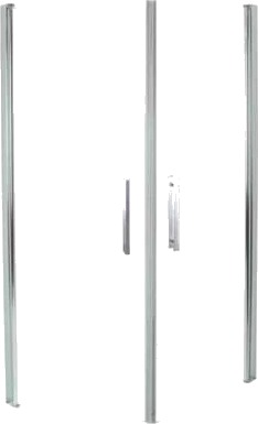 Arrow Round Dusjvegg klart glass 800 mm, Baderom
