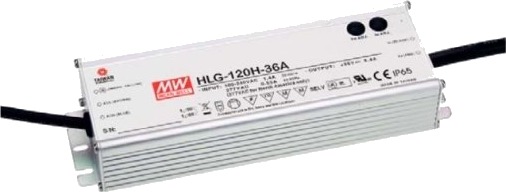 Mean Well Hlg 120H 54A 124,2 W Ip65 62000 Timer 90 305 V 47 ~ 63 Hz 1.4 / 115Vc 0.6 / 230Vc 0.55 / 277Vc
