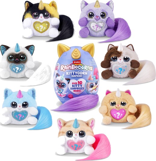 Zuru Rainbocorn Kittycorn Surprise S3 egg med kattebamse og overraskelser Zuru Rainbocorn Kittycorn Surprise S3 egg med kattebamse og overraskelser