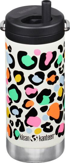Klean Kanteen  TKWide Twist Cap termokrus 355 ml, leopard print