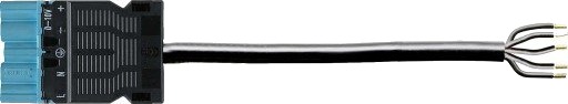 Wieland GST18i5 5P Tilkoblingskabel Hann/Hunn 1,5mm² Blå 2M Wieland GST18i5 5P Tilkoblingskabel Hann/Hunn 1,5mm² Blå 2M
