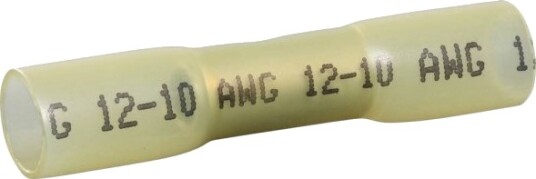 Quadrios 22C465 Skjøtekontakt Med Krympeslange 4 Mm² 6 Mm² Helisolert Gul 1 Sett (22C465)