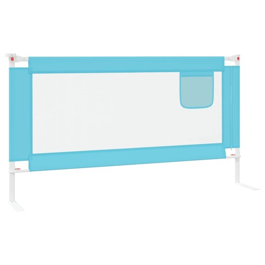Vidaxl Sengehest småbarn blå 160x25 cm stoff Vidaxl Sengehest småbarn blå 160x25 cm stoff