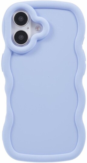 EIDERWOOD iPhone 17 Fleksibelt Plast Wavy DekseLilla