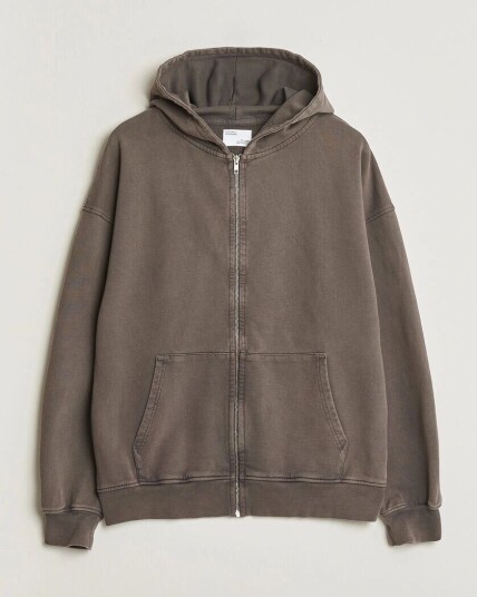 Colorful Standard Classic Organic Full Zip Hoodie Faded Mud