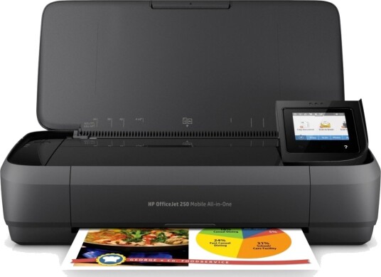 HP OfficeJet 250 Multifunksjonsskriver med WiFi - Farge, A4 HP OfficeJet 250 Multifunksjonsskriver med WiFi - Farge, A4