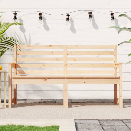 vidaXL Hagebenk 159,5x48x91,5 cm heltre furu vidaXL Hagebenk 159,5x48x91,5 cm heltre furu