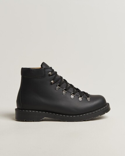 Solovair Urban Hiker Boot Black Waxy