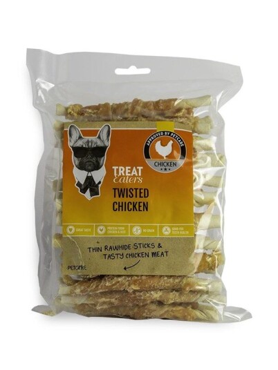 Treateaters Twisted Chicken Hundesnacks 350g - Høy Kvalitet Kyllingbryst Treateaters Twisted Chicken Hundesnacks 350g - Høy Kvalitet Kyllingbryst