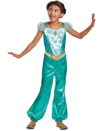 Lisensiert Disneys Jasmine Kostyme til Barn 3 4 ÅR