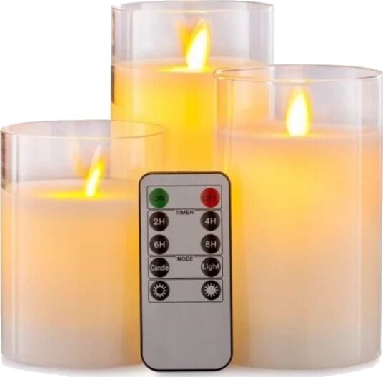 Pro 3 stk LED Blokklys Transparent Pro 3 stk LED Blokklys Transparent