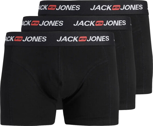 Jack & Jones Jaccorp Old Logo Trunks 3 Pack Black M