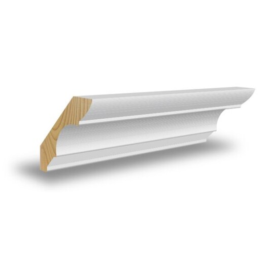 Combiwood Taklist Cw363 Malt Furu 16x70x4400mm Klassisk Hvit