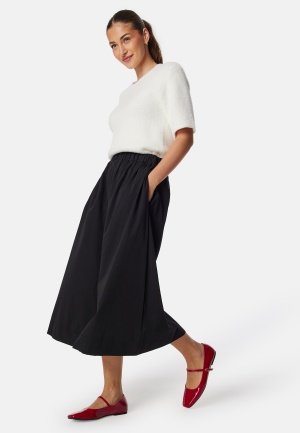 BUBBLEROOM Pocket Midi Skirt Black XL