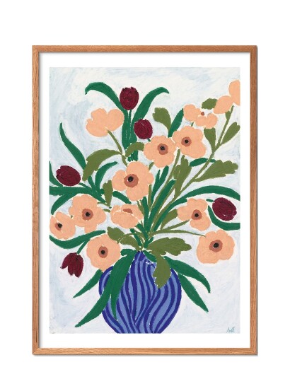 The Poster Club Tpc X Anine Cecilie Iversen - Cerulean Still Life - Multi/patterned - 50X70CM The Poster Club Tpc X Anine Cecilie Iversen - Cerulean Still Life - Multi/patterned - 50X70CM