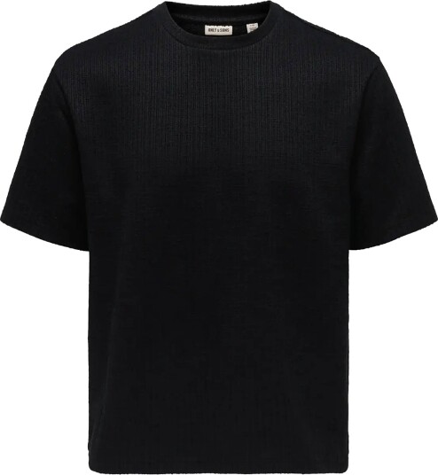 ONLY & SONS Onsandre Rlx Ss Tee   Black   XL