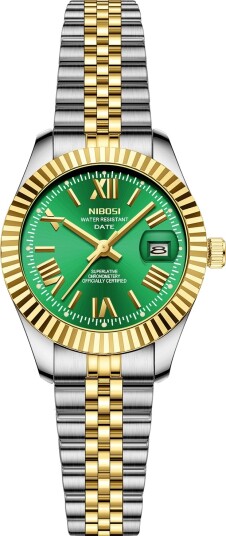 Nibosi Millbury Silver Gold Green