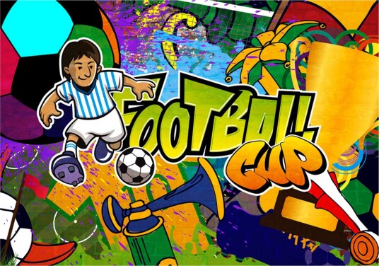 Fototapet Football Cup 150x105 - Artgeist sp. z o. o.