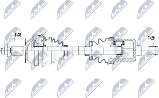 Nty Drivaksel NTY NPW VW 125
